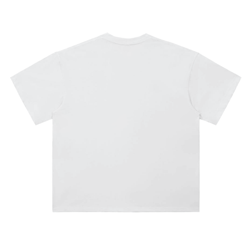 Plain white t-shirt mens streetwear